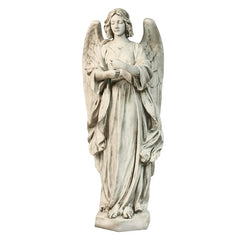 Angel with Lantern Animal Religious Sculpture, Religious Decor, XoticBrands, XoticBrands Home Decor