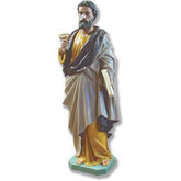 Saint Peter 63" H Large Religious Sculpture - XoticBrands Home Decor