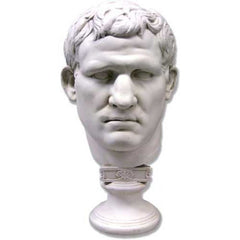 Marcus Vipsanius Agrippa Mask - Greek & Roman Busts - XoticBrands Home Decor