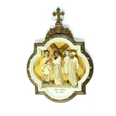 Chapel Wall Plaque Station #2 Full Color Animal Religious Sculpture, Religious Decor, XoticBrands, XoticBrands Home Decor