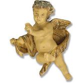 Cherub Tapestry-Left Religious Sculpture - Angels, Angels, XoticBrands, XoticBrands Home Decor