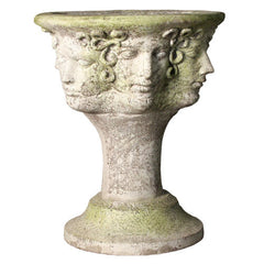 Cinio Faces On Vase 20 Garden Display - XoticBrands Home Decor