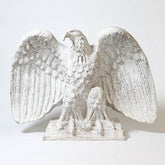 Eagle on Base Animal Garden Sculpture, Home Decor, XoticBrands, XoticBrands Home Decor