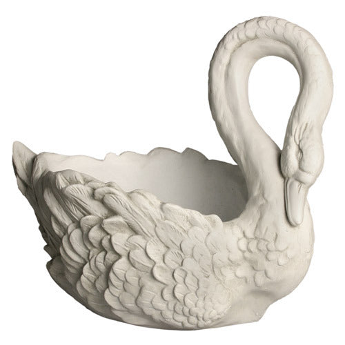 Swan Grande Planter 22 Animal Sculpture, Home Decor, XoticBrands, XoticBrands Home Decor