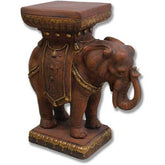 Elephant Pedestal 23 Garden Animal Statue - XoticBrands Home Decor
