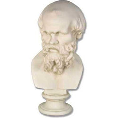Socrates Bust 22 Sculpture - Busts, Busts, XoticBrands, XoticBrands Home Decor