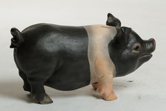 Real Piggy Bank Animal Sculpture - XoticBrands Home Decor