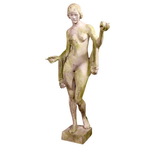 Woman With Shell - Art Deco Display - XoticBrands Home Decor