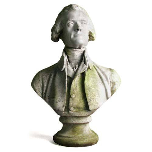 Thomas Jefferson 29 By Houdon - Famous Americans Busts - XoticBrands Home Decor
