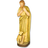 Shepherd With Dog 41 H Nativity 1 Religious Sculpture - XoticBrands Home Decor