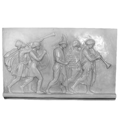 Musicians March Slab Viii - Architectural Friezes,Traceries & Tiles - XoticBrands Home Decor