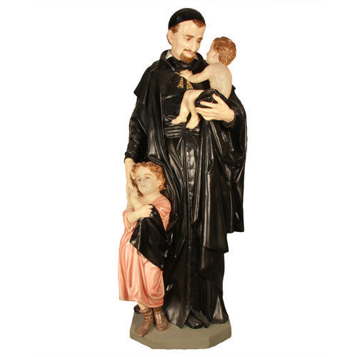 St. Vincent Depaul 61"H Religious Sculpture - XoticBrands Home Decor