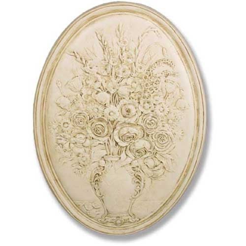 Rococo Floral Wall Plaque - Spring & Summer Scultpure - XoticBrands Home Decor