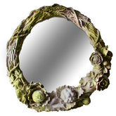 Rose Wreath Mirror - Architectural Friezes,Traceries & Tiles - XoticBrands Home Decor