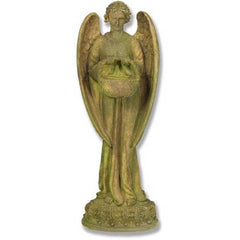 Angel With Basket 26 H Garden Angel Statue - XoticBrands Home Decor