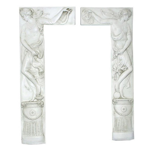 Door Panel Set L Shaped Sculpture - Wall, Wall, XoticBrands, XoticBrands Home Decor