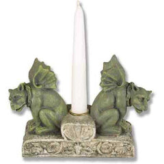 Brent Candleholder 5 Gargoyle Sculpture - XoticBrands Home Decor