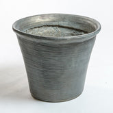 RIBBED POT Garden Sculpture, Home Decor, XoticBrands, XoticBrands Home Decor