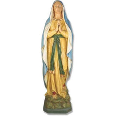Our Lady Of Lourdes 71" H Religious Sculpture - XoticBrands Home Decor