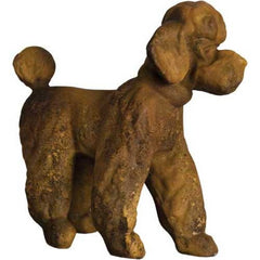 Poodle Fancy 16 H Garden Animal Statue - XoticBrands Home Decor