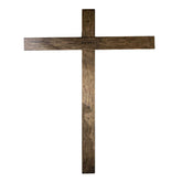 Cross W/Wood Texture For Wall Religious Sculpture, Religious Decor, XoticBrands, XoticBrands Home Decor
