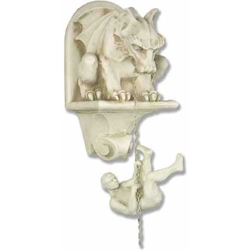 Doomed Gargoyle Sculpture - XoticBrands Home Decor