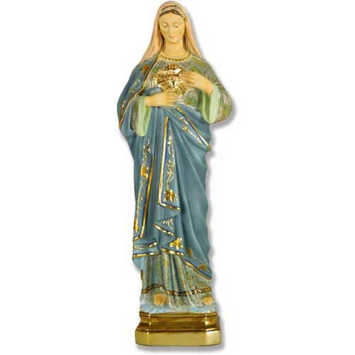 Immaculate Heart Mary 16 Religious Sculpture - XoticBrands Home Decor