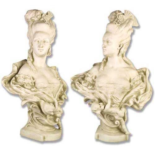 Victorian Mother Bust 32 French Terracotta Sculpture - Busts - XoticBrands Home Decor