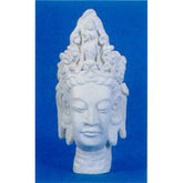 Asian Head 21 H Display Sculpture, Home Decor, XoticBrands, XoticBrands Home Decor