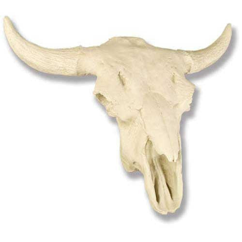 Cow Skull Garden Animal Statue - XoticBrands Home Decor