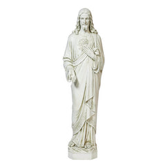 Sacred Heart of Jesus 36.5"H Animal Religious Sculpture, Religious Decor, XoticBrands, XoticBrands Home Decor