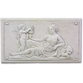 Goddess With Cherub Plaque Left Wall Decor - XoticBrands Home Decor