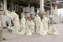 Nativity Set Lg Religious Sculpture - XoticBrands Home Decor