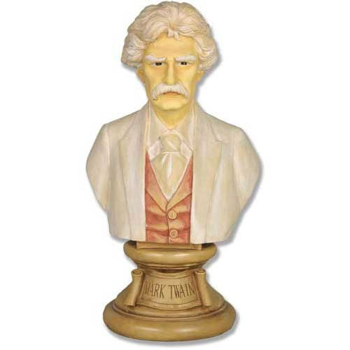 Mark Twain 18 (Detailed) - Famous Americans Busts - XoticBrands Home Decor