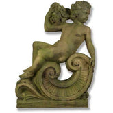 Summer Angel On Scroll 36 Angel Sculpture, Home Decor, XoticBrands, XoticBrands Home Decor