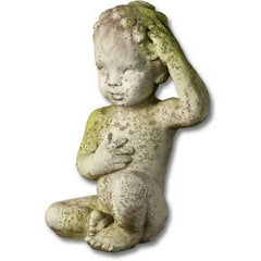 Baby Bacchus Cppr 17 - Children Classical Sculpture - XoticBrands Home Decor