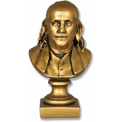 Ben Franklin Bust-9 - Famous Americans Busts - XoticBrands Home Decor