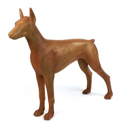 Standing Doberman Dog 32 Animal Sculpture, Home Decor, XoticBrands, XoticBrands Home Decor