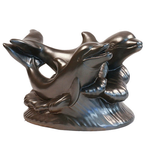Dolphins Swimming Animal Sculpture, Home Decor, XoticBrands, XoticBrands Home Decor