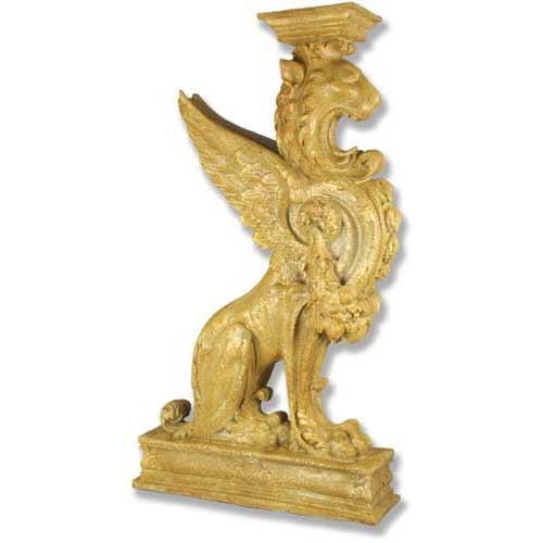 Griffin Pedestal-Colossal 54 - Pedestal Sculpture - XoticBrands Home Decor