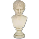 Young Augustus Bust-11.5 - Greek & Roman Busts - XoticBrands Home Decor
