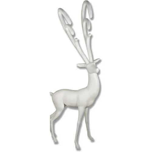 Fantasy Deer Head Tilted 88 Garden Animal Statue - XoticBrands Home Decor