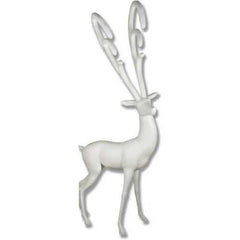 Fantasy Deer Head Tilted 88 Garden Animal Statue - XoticBrands Home Decor