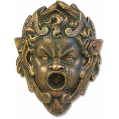 Perche Face Gargoyle Sculpture - XoticBrands Home Decor