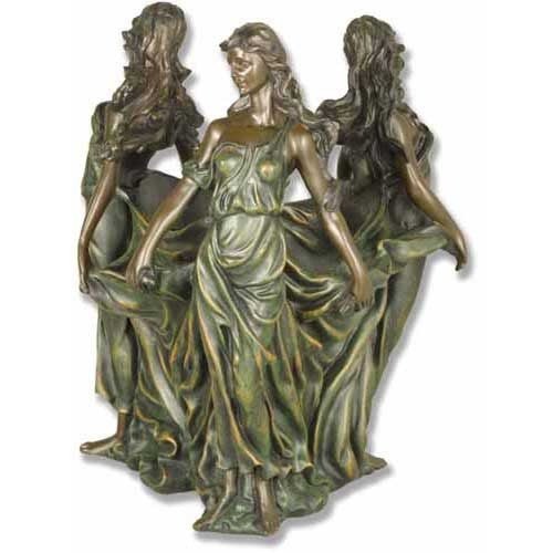 Dancing Muse Urn Garden Planter - XoticBrands Home Decor