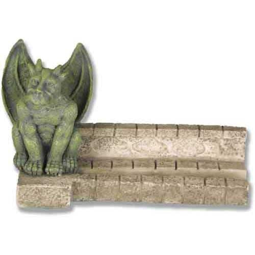 Brent Cardholder 3.5H Gargoyle Sculpture - XoticBrands Home Decor