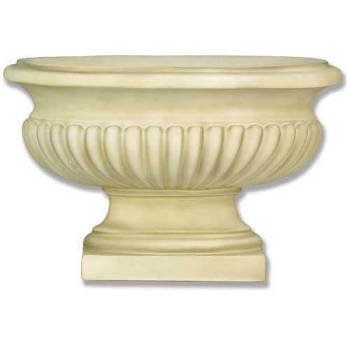 Oval Flute Vase 9 Garden Planter - XoticBrands Home Decor