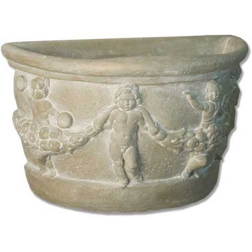 Gallo Half Urn 16 Garden Display - XoticBrands Home Decor
