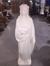 ST. AGNES 5' Animal Religious Sculpture, Religious Decor, XoticBrands, XoticBrands Home Decor