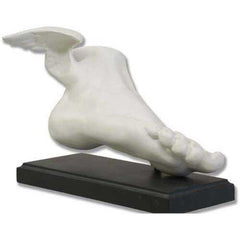 Mercury Foot On Flat Base - Greek & Roman Classical Sculpture - XoticBrands Home Decor